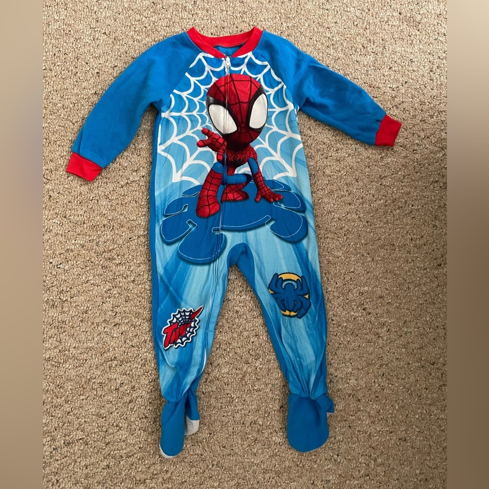Spiderman pajama onesie size 3T